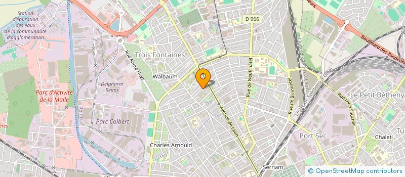 localisation de l'entreprise NAITRE ET VIVRE, CHAMPAGNE ARDENNES  REIMS