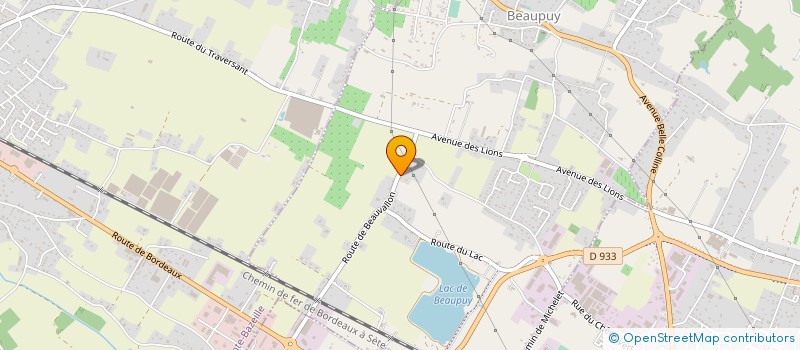 localisation de l'entreprise NAITSIR  BEAUPUY