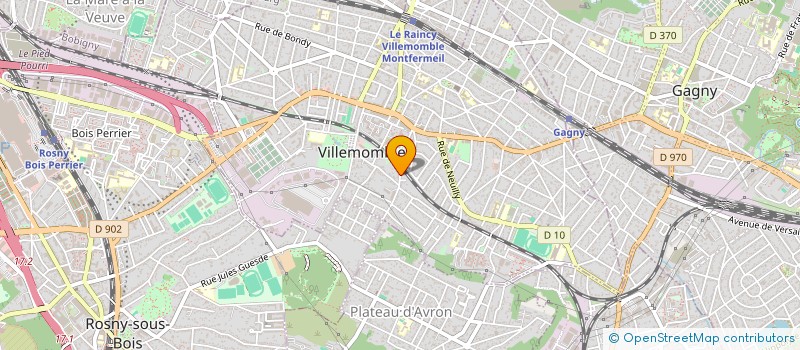 localisation de l'entreprise NAJ à VILLEMOMBLE