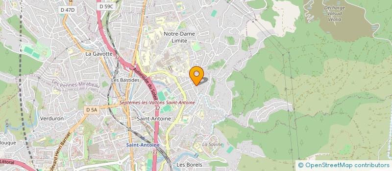 localisation de l'entreprise NAJ INVEST  MARSEILLE