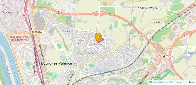 localisation de l'entreprise NAJA  BOURG-LES-VALENCE