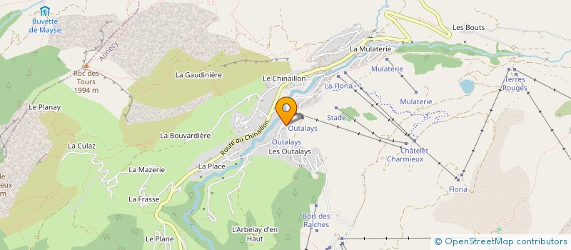 localisation de l'entreprise NAJA  LE GRAND-BORNAND