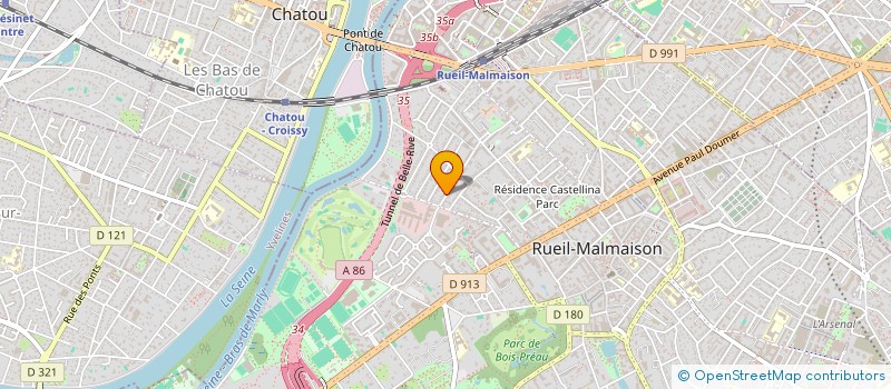 localisation de l'entreprise NAJA CENTURION à RUEIL-MALMAISON
