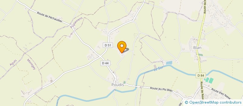 localisation de l'entreprise NAJAC MACONNERIE  LEMPAUT