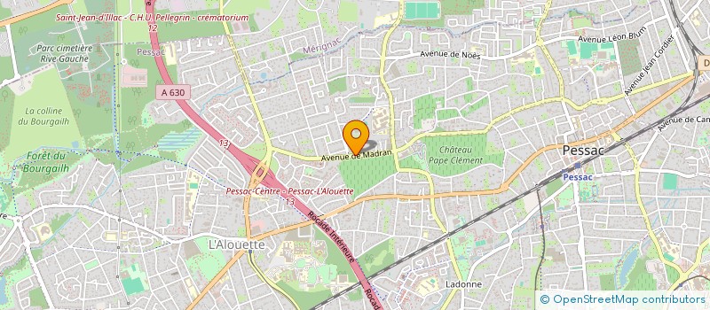 localisation de l'entreprise NAJAEM  PESSAC