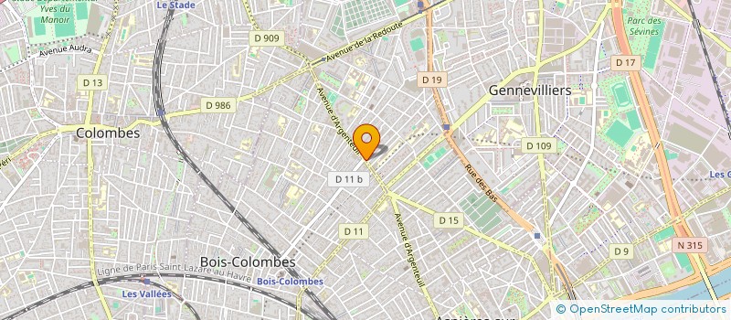 localisation de l'entreprise NAJAH à ASNIERES-SUR-SEINE