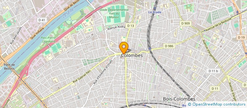localisation de l'entreprise NAJARI à COLOMBES