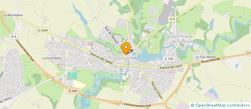 localisation de l'entreprise NAJASTAR  TALMONT-SAINT-HILAIRE