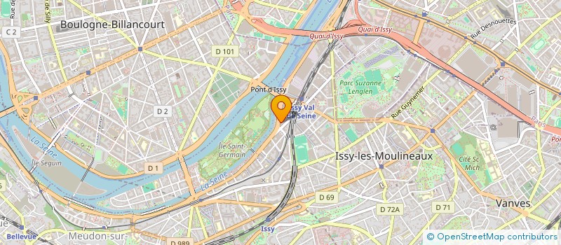localisation de l'entreprise NAJAT LIFE à ISSY-LES-MOULINEAUX