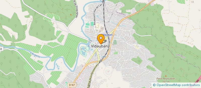 localisation de l'entreprise NAJATE EL MISSAMI  VIDAUBAN