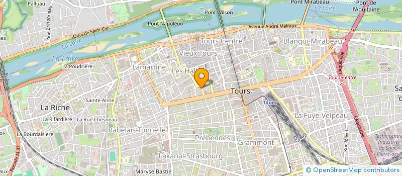 localisation de l'entreprise NAJE'INVEST  TOURS