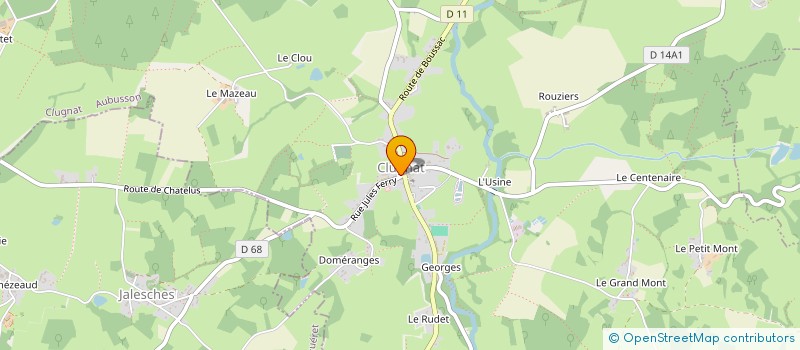 localisation de l'entreprise NAJEA  CLUGNAT