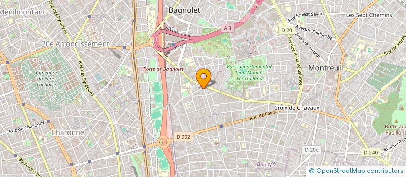 localisation de l'entreprise NAJEH CAR DRIVERS à BAGNOLET