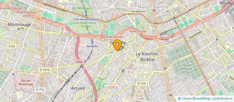 localisation de l'entreprise NAJI  GENTILLY