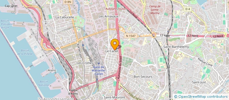 localisation de l'entreprise NAJI DISTRIBUTION à MARSEILLE