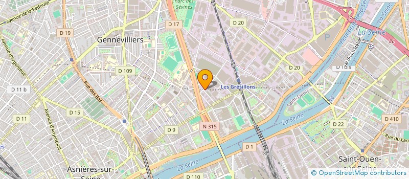 localisation de l'entreprise NAJID TRANSPORTS à GENNEVILLIERS