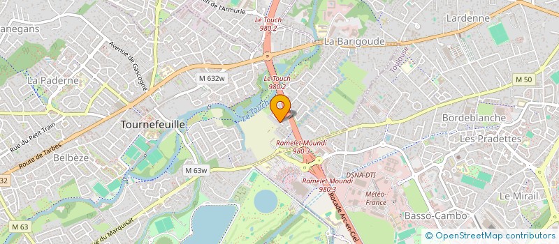 localisation de l'entreprise NAJJOR à TOURNEFEUILLE