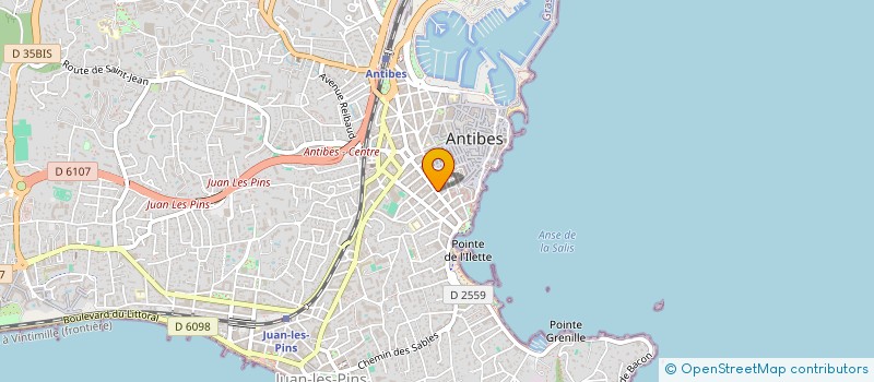 localisation de l'entreprise NAJLA à ANTIBES