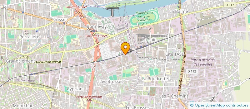 localisation de l'entreprise NAJM CONSEIL  VILLEURBANNE