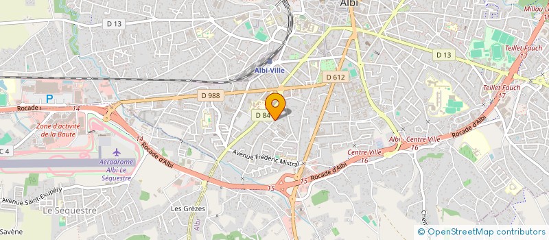 localisation de l'entreprise NAJMA à ALBI