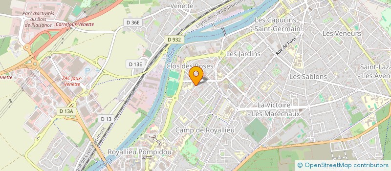 localisation de l'entreprise NAJMA NAJAH à COMPIEGNE