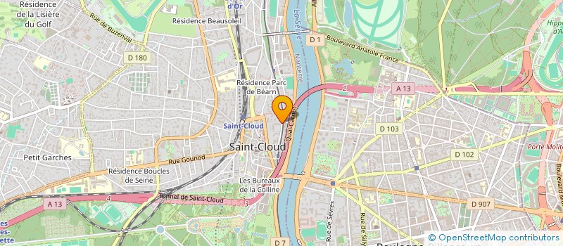 localisation de l'entreprise NAJMANN APARIS à SAINT-CLOUD
