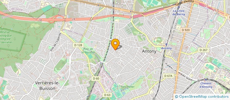 localisation de l'entreprise NAJMARI à ANTONY