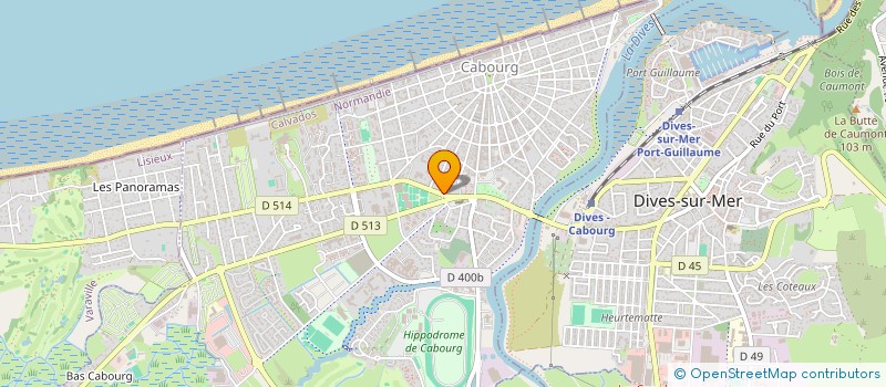 localisation de l'entreprise NAJO  CABOURG