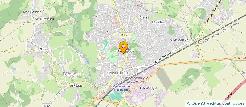 localisation de l'entreprise NAJO à MEXIMIEUX