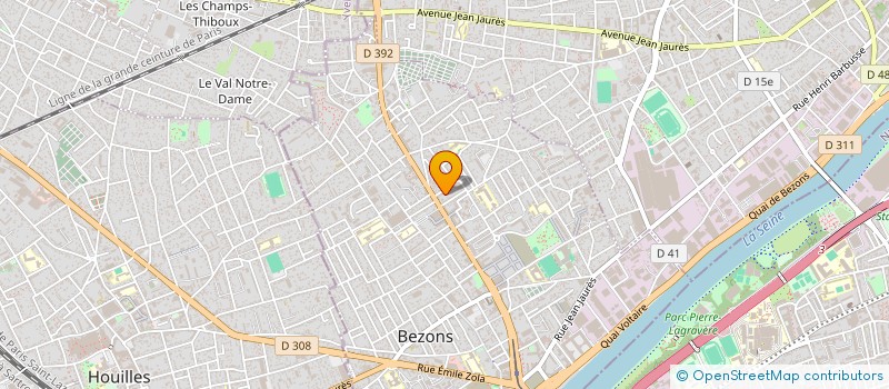 localisation de l'entreprise NAJO PIZZA à BEZONS