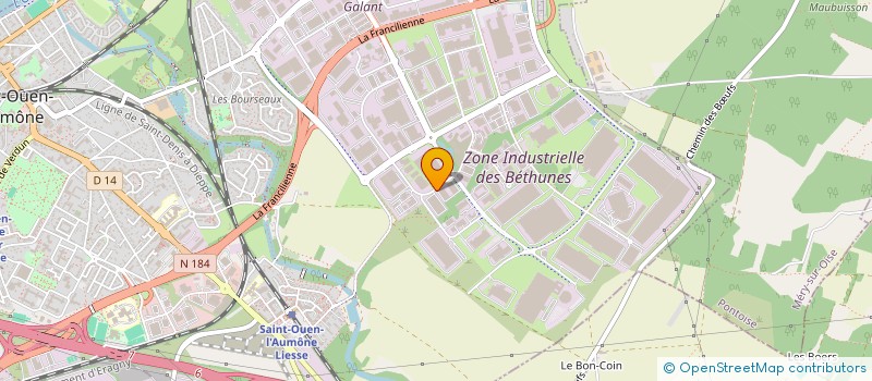 localisation de l'entreprise NAJOR  PONTOISE