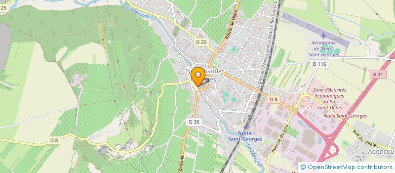 localisation de l'entreprise NAJUMA à NUITS-SAINT-GEORGES