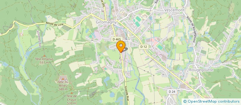 localisation de l'entreprise NAJUMI à GIROMAGNY