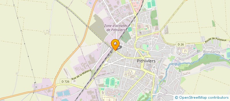 localisation de l'entreprise NAJY  PITHIVIERS