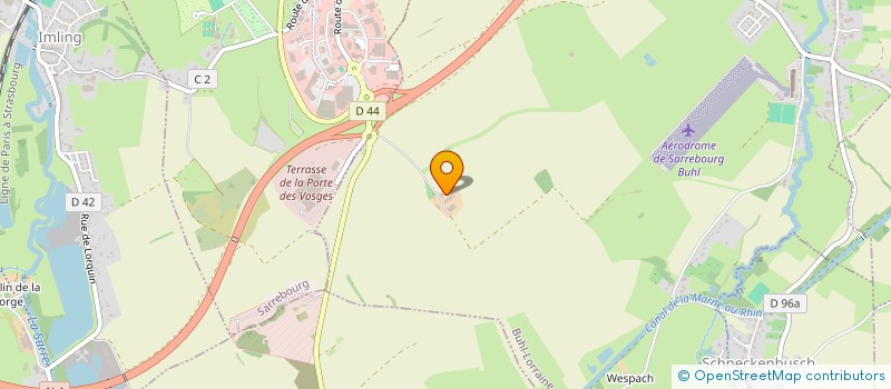 localisation de l'entreprise NAK  BUHL-LORRAINE