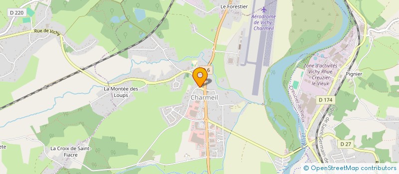 localisation de l'entreprise NAK MUAY 03  CHARMEIL