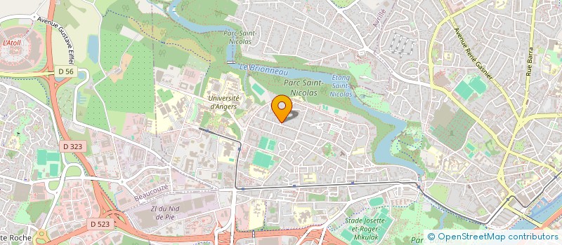 localisation de l'entreprise NAK SOLUTIONS TELECOMS  ANGERS