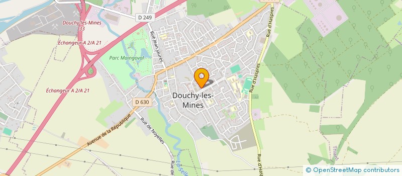 localisation de l'entreprise NAK-SOU-GYM à DOUCHY-LES-MINES
