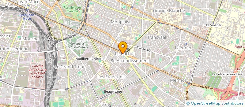 localisation de l'entreprise NAKA TRANSPORTS à LYON