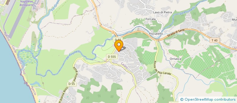 localisation de l'entreprise NAKACHE à PIETROSELLA