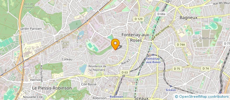 localisation de l'entreprise NAKAGOURMANDISE&CO à FONTENAY-AUX-ROSES