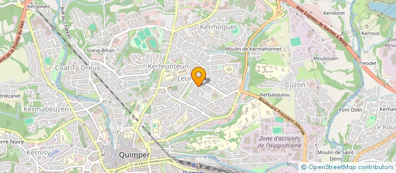 localisation de l'entreprise NAKAMA GROOVE  QUIMPER