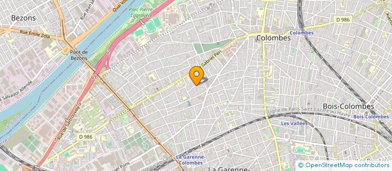 localisation de l'entreprise NAKAMA-PROJECT à COLOMBES
