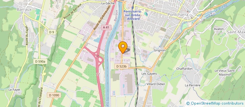 localisation de l'entreprise NAKATA INVEST  PONTCHARRA