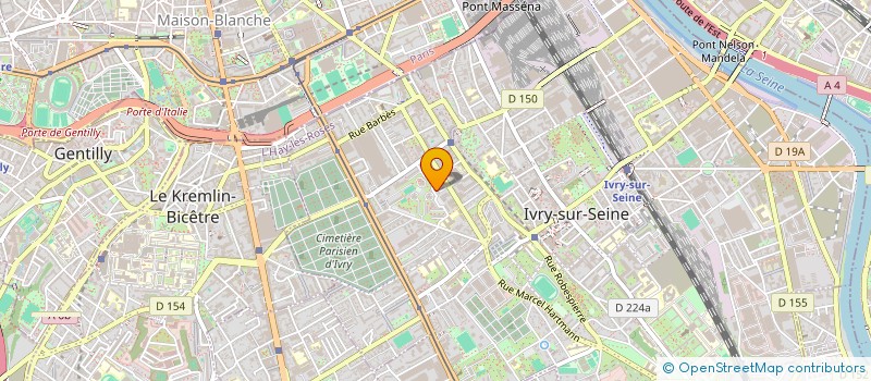 localisation de l'entreprise NAKAY à IVRY-SUR-SEINE