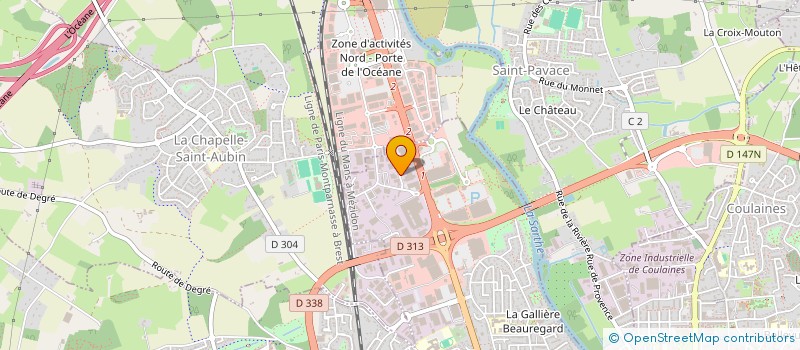 localisation de l'entreprise NAKEAU  LE MANS