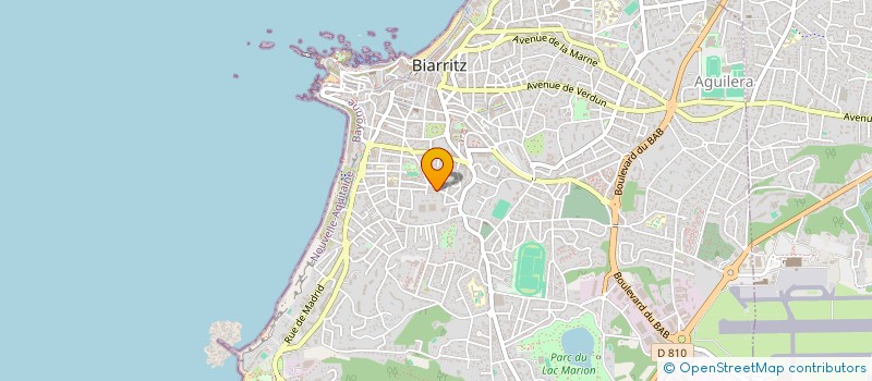 localisation de l'entreprise NAKED LUNCH à BIARRITZ