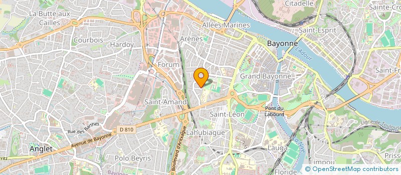 localisation de l'entreprise NAKEVA à BAYONNE