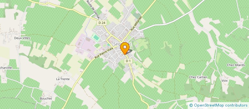 localisation de l'entreprise NAKHA BEER à SEGONZAC