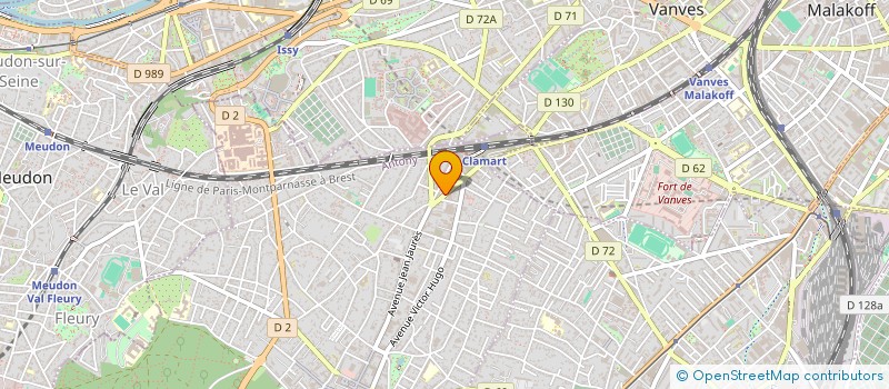 localisation de l'entreprise NAKHOUL à CLAMART